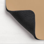 Tapis De Souris Bloc de couleur pêche et bronzée | Conception de m (Coin)