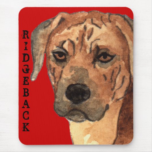 Tapis De Souris Bloc de couleur Rhodesian Ridgeback (Devant)