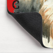 Tapis De Souris Bloc de couleurs Lowchen (Coin)