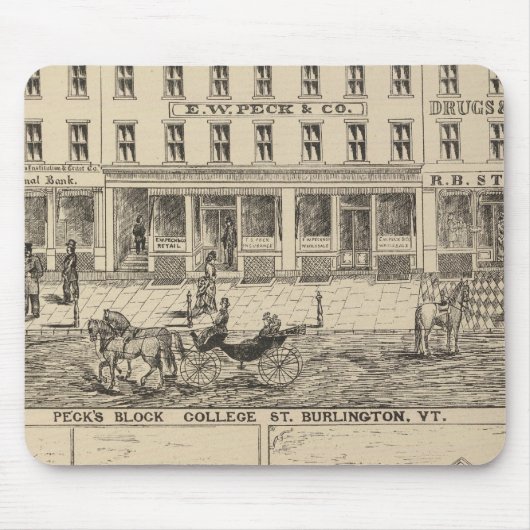 Tapis De Souris Bloc de Peck (Devant)