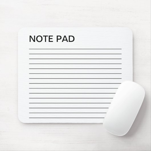 TAPIS DE SOURIS BLOC-NOTES (Avec souris)
