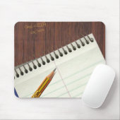 Tapis De Souris bloc - notes avec l'éraflure de bureau (Avec souris)