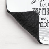 Tapis De Souris Bloc-notes de musique (Coin)