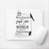 Tapis De Souris Bloc-notes de musique (Avec souris)