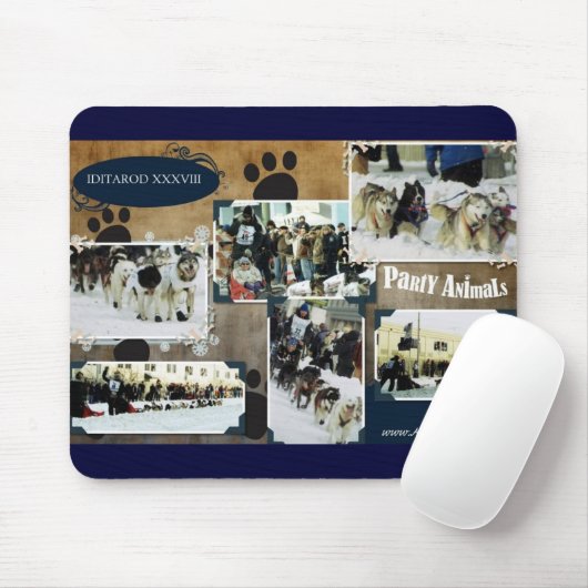 Tapis De Souris Bloc souris Iditarod 2010 (Avec souris)