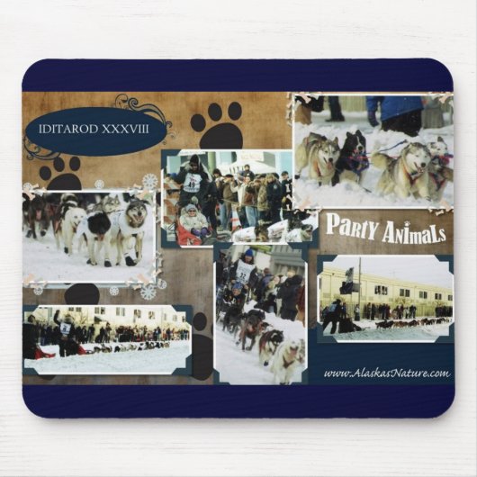 Tapis De Souris Bloc souris Iditarod 2010 (Devant)