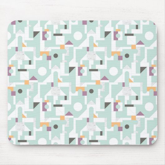 Tapis De Souris Blocs constitutifs - bleu (Devant)