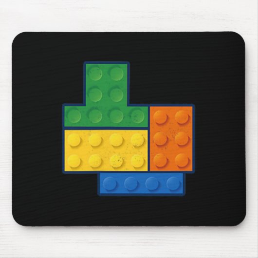 Tapis De Souris Blocs de Construction Pocket Master Builder Joueur (Devant)