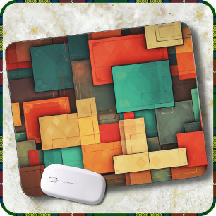 TAPIS DE SOURIS - Blocs de couleur dans de nombreu