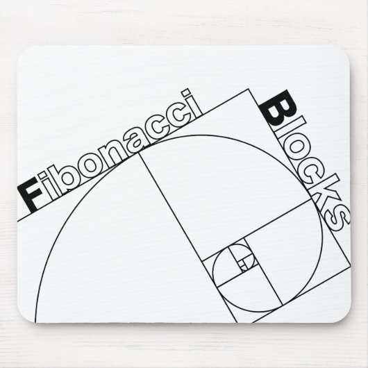 Tapis De Souris Blocs_de_Fibonacci (Devant)