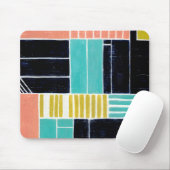 Tapis De Souris Blocs géométriques (Avec souris)