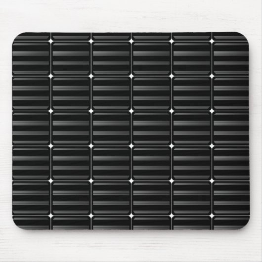 Tapis De Souris Blocs Rétro Mousepad, Gris (Devant)