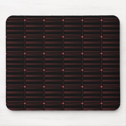 Tapis De Souris Blocs Rétro Mousepad, Rose (Devant)