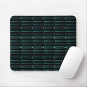 Tapis De Souris Blocs Rétro Mousepad, Turquoise (Avec souris)