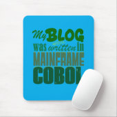 Tapis De Souris Blog codé en COBOL – Développement Mainframe Rétro (Avec souris)