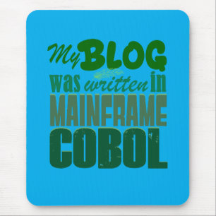 Tapis De Souris Blog codé en COBOL – Développement Mainframe Rétro
