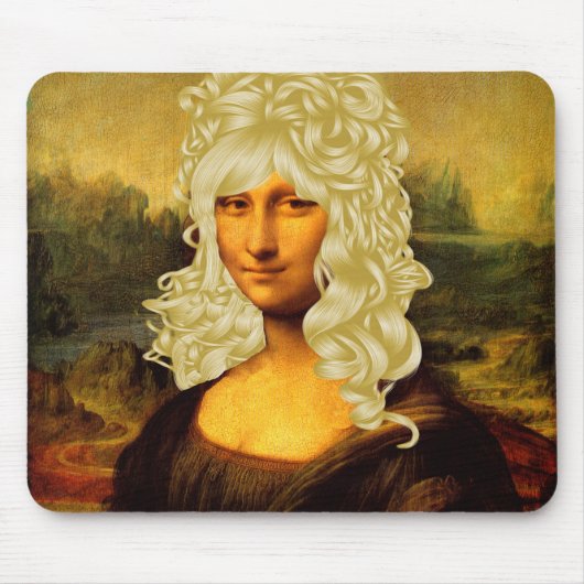 Tapis De Souris Blonde Mona Lisa (Devant)