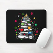 Tapis De Souris Blood Tube Christmas Tree Phlebotomist Tech Phleb (Avec souris)