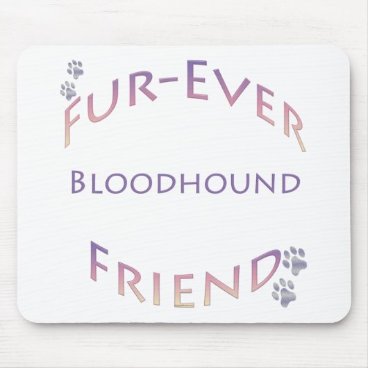 Tapis De Souris Bloodhound Furever (Devant)