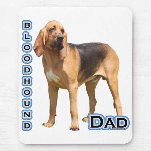 Tapis De Souris Bloodhound Papa 4 (Devant)