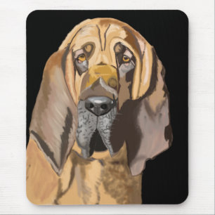 Tapis De Souris Bloodhound Portrait Pad