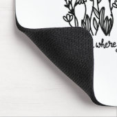 Tapis De Souris Bloom Where You Are Planted, Botanical, Insrationa (Coin)