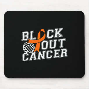 Tapis De Souris Bloquer Volleyball Leukémie Cancer