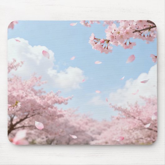 Tapis De Souris Blossoming Cherry Mouse Pad (Devant)