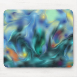 Tapis De Souris Blue Abstract Mousepad