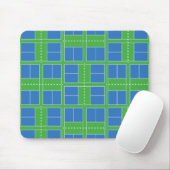 Tapis De Souris Blue and Green Pickleball Courts (Avec souris)
