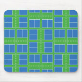 Tapis De Souris Blue and Green Pickleball Courts (Devant)