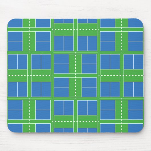 Tapis De Souris Blue and Green Pickleball Courts (Devant)