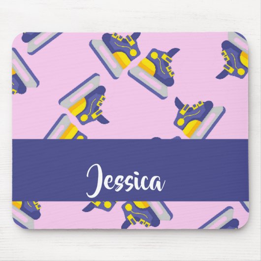 Tapis De Souris Blue and yellow skating shoes (Devant)