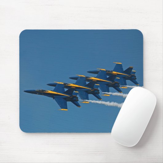 Tapis De Souris Blue Angels Echelon Formation Mousepad (Avec souris)