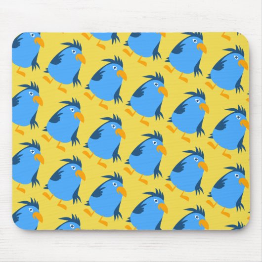 Tapis De Souris Blue Bird for Kids par storeman. (Devant)