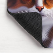 Tapis De Souris Blue Eyed Cat dans la forêt4 (Coin)