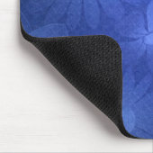 Tapis De Souris Blue Floral Deco Mousepad (Coin)