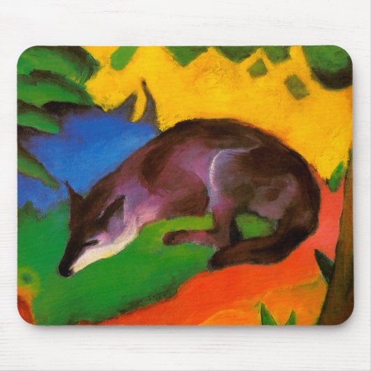 Tapis De Souris Blue Fox by Franz Marc (Devant)