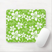 TAPIS DE SOURIS BLUE HAWAII (LIME) (Avec souris)