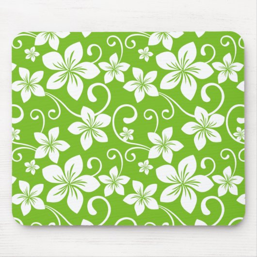 TAPIS DE SOURIS BLUE HAWAII (LIME) (Devant)