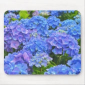 Tapis De Souris Blue Hydrangea Garden Fleurs Floral Souris Pad (Devant)