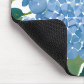 Tapis De Souris Blue Hydrangeas | Beau Floral Bush (Coin)