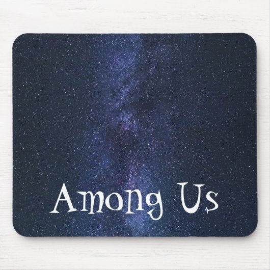 Tapis De Souris Blue infinite galaxy (Devant)