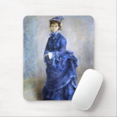 Tapis De Souris Blue Lady Parisienne Renoir Impressionist Paint (Avec souris)