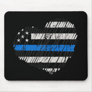 Tapis De Souris Blue Line Love