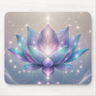 Tapis De Souris Blue Lotus Meditation Espace brillant Pad souris