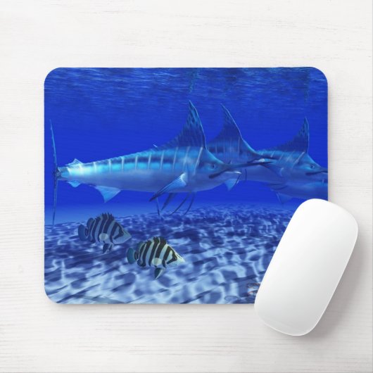 Tapis De Souris Blue Marlin Pack Mousepad (Avec souris)