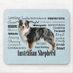 Tapis De Souris Blue Merle Australian Shepherd