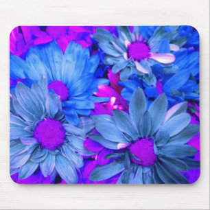 Tapis De Souris Blue N Purple Daisies Mousepad