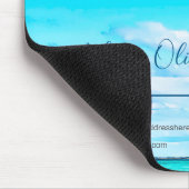 Tapis De Souris Blue Ocean Aqua Sea Information d'affaires (Coin)